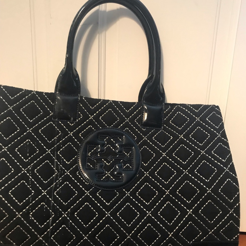 Black Tory Burch large handbag hardly used